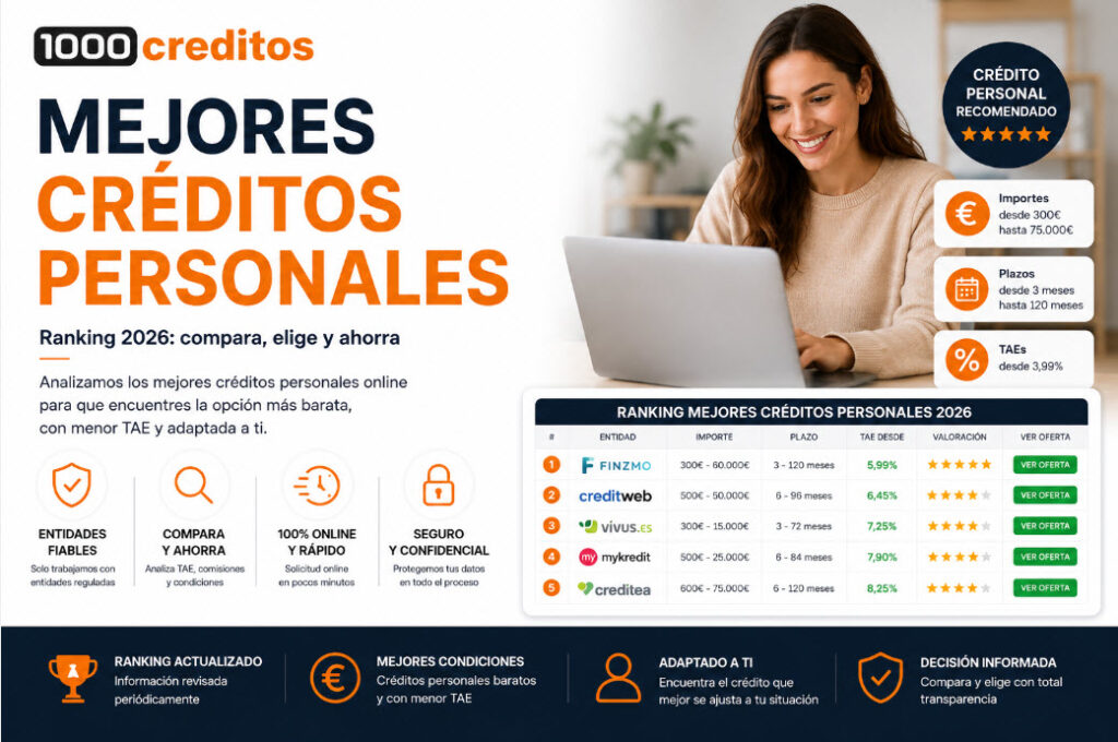 mejores créditos personales