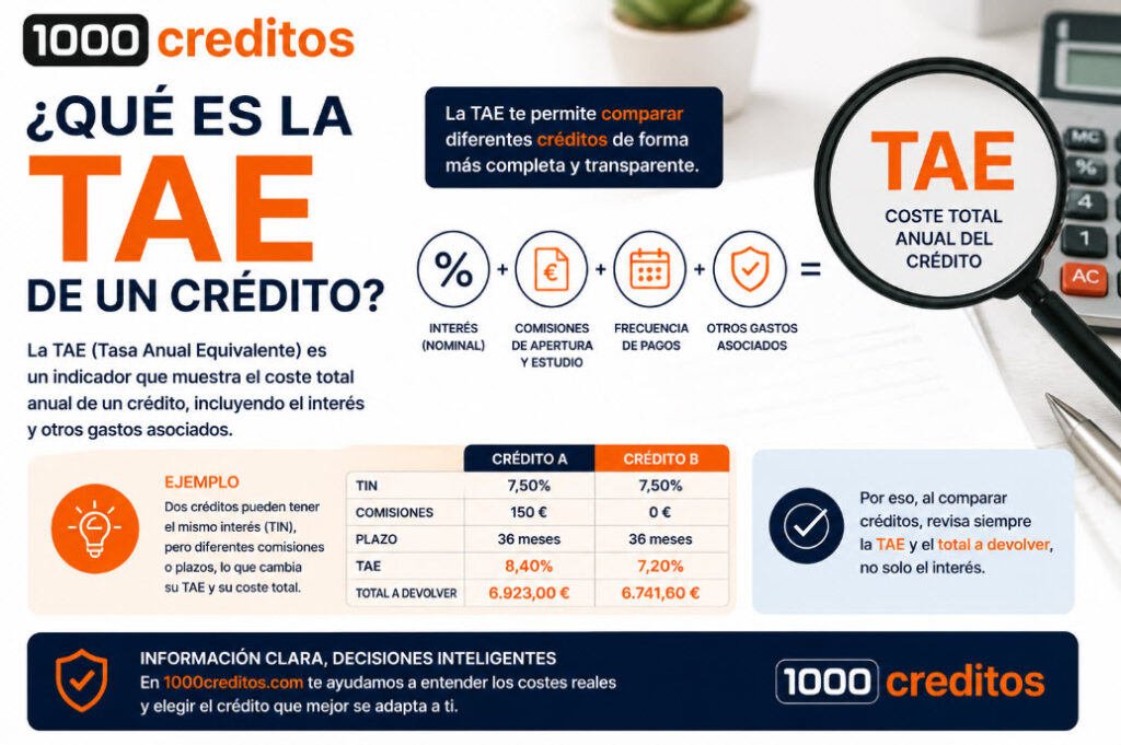 que es la Tae de un credito